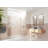 Stellar 92.75 in. W x 78 in. H Fully Frameless 3 Panel Inline Glass Hinged Shower Enclosure-112685054