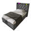 Twin Size Upholstered Bed, 360 Surround LED Function, Buttons/Apps/Remote Control, Hydraulic Storage Bed With USB Type-C Charging,Linen (Without Mattress)-1049223435-1049223432