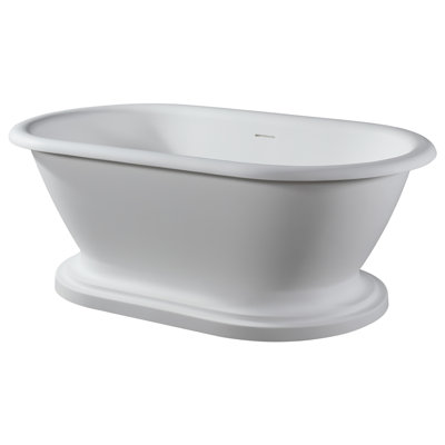 70'' x 32'' Soaking Solid Surface Bathtub