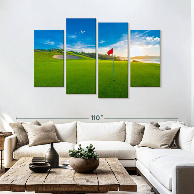 Sireci Golf Course Red Flag, 54" H x 84" W