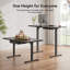 Adjustable Height Steel Standing Desk with Built-In Electrical Outlet-589867480-589867484