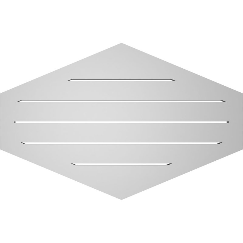 Pente verticale verticale en uréthane 5 pi, H 1,5 po x l 34 po x L 22 po