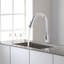 Robinet de cuisine à poignée simple pull down-18662447