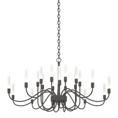 Lustre classique / traditionnel à 20 lumières de style bougie Lisse