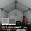 Brendell 3 x 3(m) Garden Storage Tent Portable Shed for Bike Dark Grey