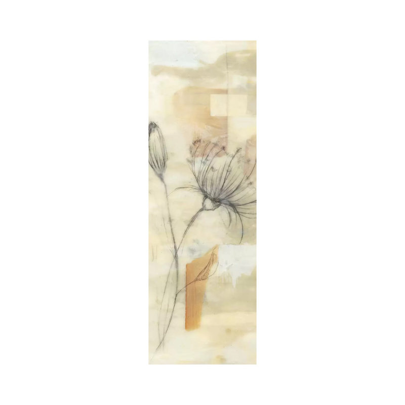 Neutral Lace I by Jennifer Goldberger - Wrapped Canvas Panoramic Print, 30.48 cm H x 91.44 cm W x 1.91 cm D