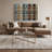 Farm Plaid Patterns Gray Canvas Wall Art