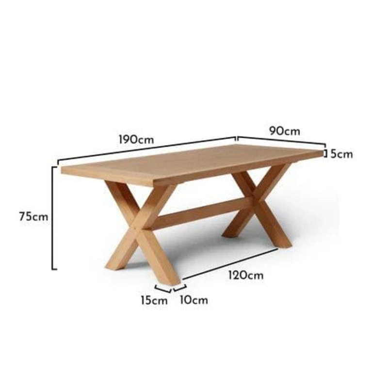 Gracela Extendable Dining Table, Black Oak
