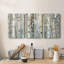 Birch Wood Meadow - Toile tendue avec châssis de qualité supérieure - Prêt à être accroché-1493344738