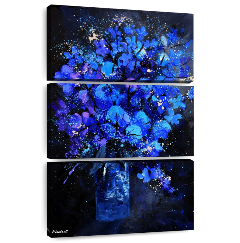 Avery Blue Still Life, 38" H x 24" W