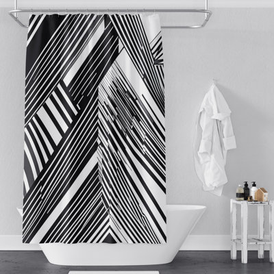 Rideau de douche abstrait Xhensila