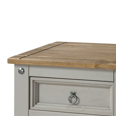 Mauldin 3 Drawer Bedside Table