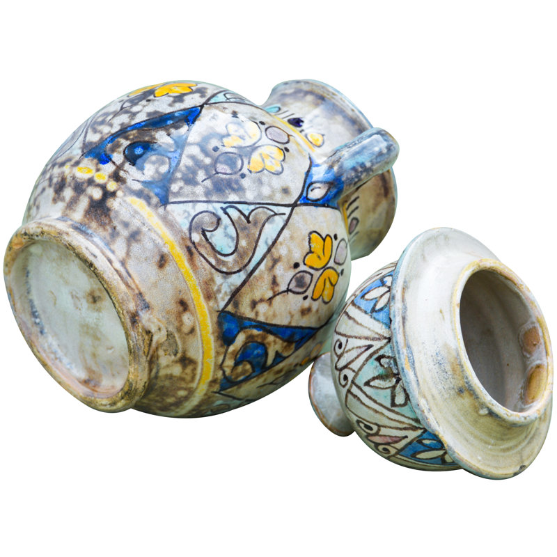 Handmade Ceramic Table Vase, Moorish
