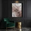 Abstrait floral 36, art mural sur toile grise-624591253