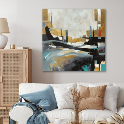 Au-delà de la nature II, impression sur toile de paysage abstrait