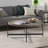 Brookline 42" Concrete-Coated Top Round Coffee Table