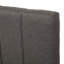 Lit plateforme tapissier avec lit gigogne et 3 tiroirs, tissu en lin
