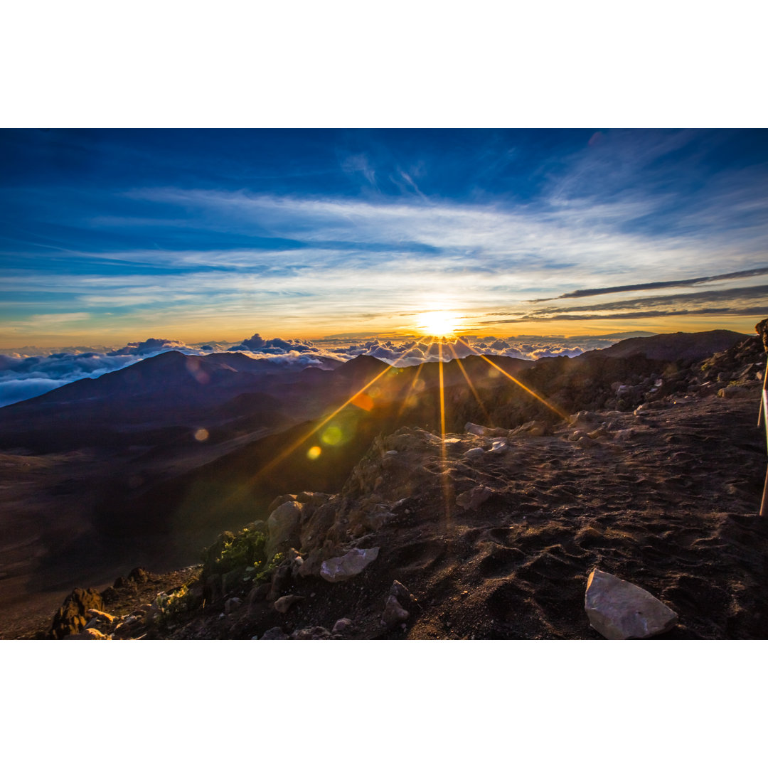 Haleakala National Park Sonnenaufgang von FrozenShutter - Leinwand Kunstdrucke