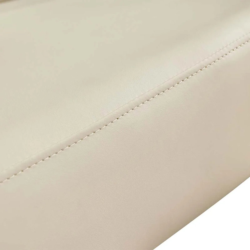 Chaise de salle à manger Zadia, Beige / orange
