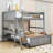 Jathon Wood Bunk Bed With Desk And Two Drawers-2055533167-2055533161