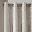 Panneau de rideau tricoté occultant avec œillets en jacquard damassé pour une intimité et une efficacité énergétique maximales