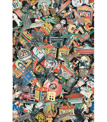 " Cast Iron Mechanical Banks 1 " Graphic Art Print