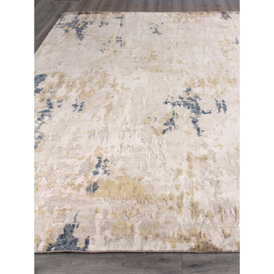 Laureno Hand Knotted Synthetic Indoor Rug
