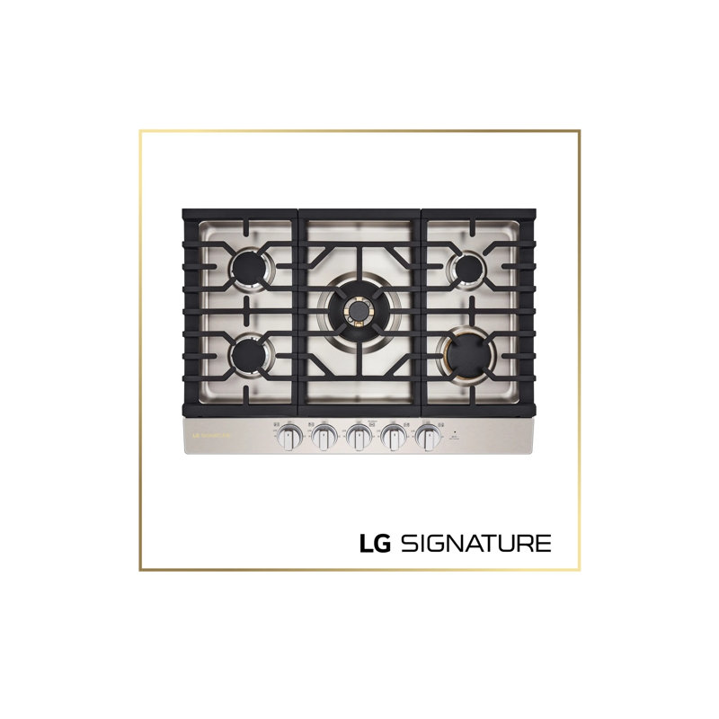 LG SIGNATURE 30 Inch UltraHeat  Gas Cooktop with EasyClean®