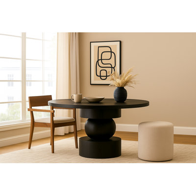 Willow Wood Veneer Dining Table