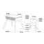 Horrocks 65cm Writing Desk Chair Set
