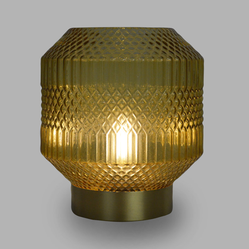 Glass Novelty Lamp, Amber