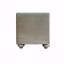 Table de chevet beige en velours