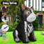 Halloween Inflatables 5 Ft Halloween Inflatable Skeleton Dog With Led Lights