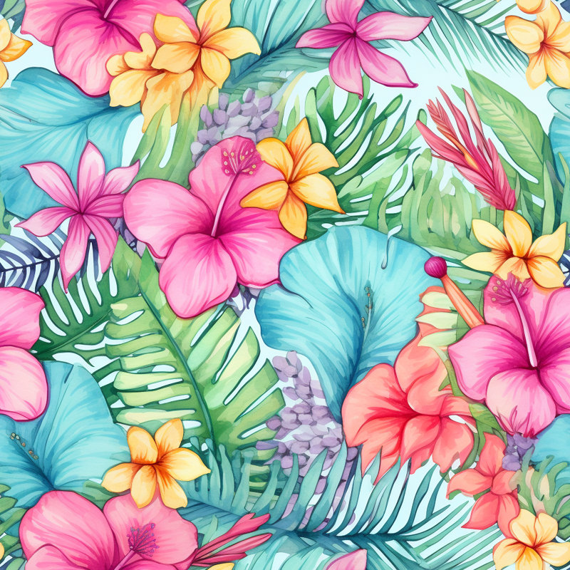 Jeté , Floral, L 80 po x l 60 po, Multicolore vert / rouge / rose
