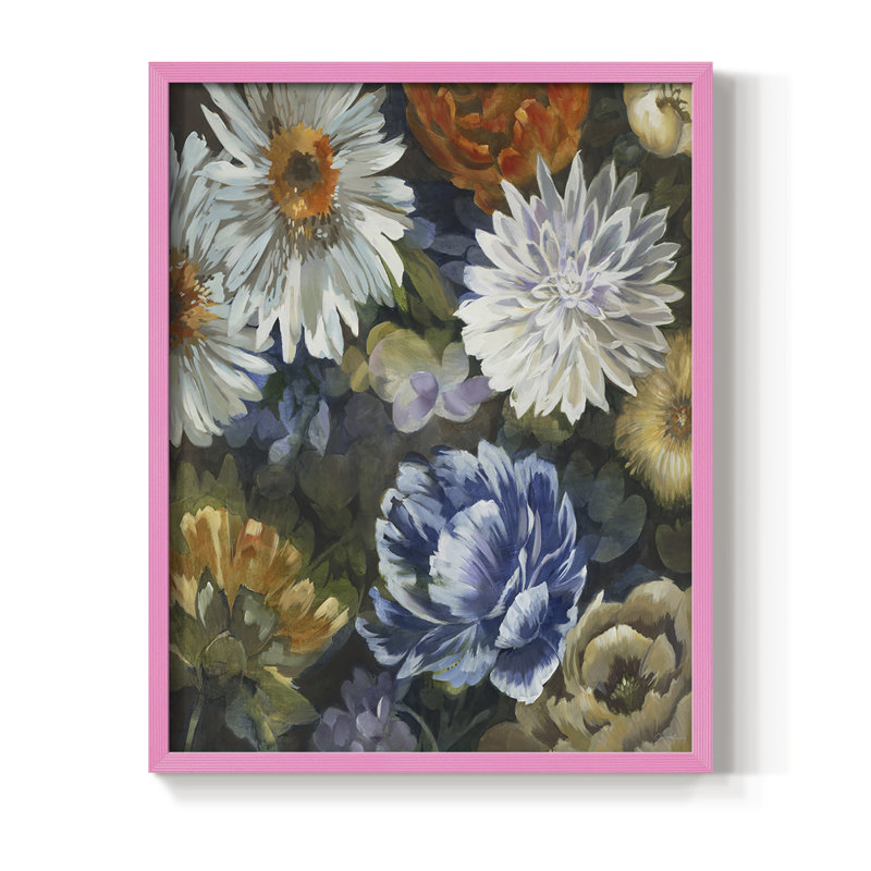 Modern Heirloom Framed Print - Solid Wood, H 30 po x l 24 po, Rose