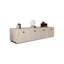 Meuble télé beige en bois manufacturé-573516262