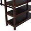 Lit mezzanine avec tablettes de rangement et bureau sous le lit-697814391-697814386