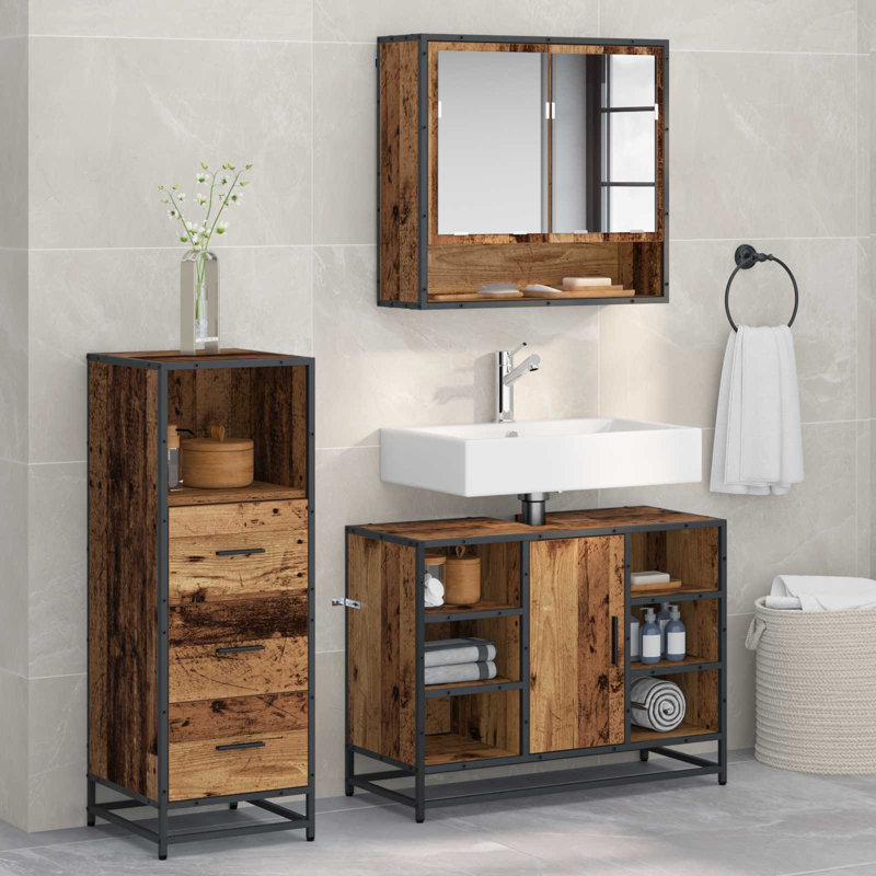 Vanity & Mirror Set