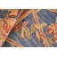 Tapis oriental en laine noué à la main de 8 pi x 10 pi bleu clair / brun clair Silke