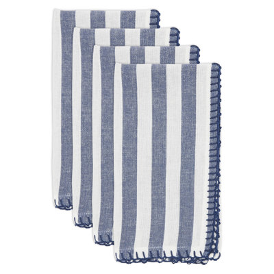 Serviette Oxford 100% coton