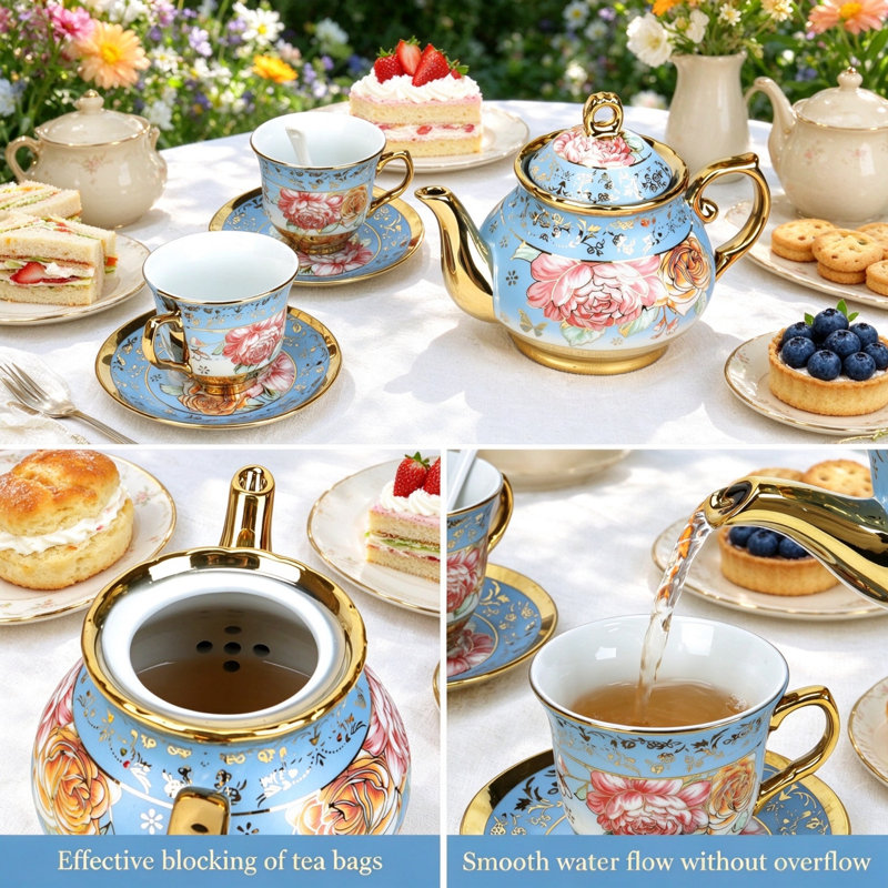Astoria Grand Stovetop Safe Teapot Set Teapot For