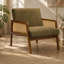 Chaise d'appoint rembourrée, fauteuil de salon, chambre à coucher-1009571331