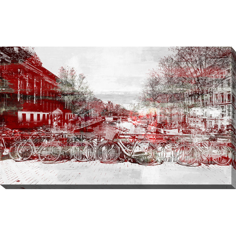 Amsterdam II - impression sur toile tendue, H 28 po x l 48 po