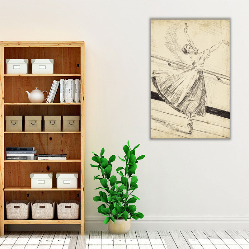 «Whirling Ballet II», reproduction d'art sur toile, H 36 po x l 24 po