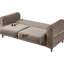 Causeuse convertible en tissu de velours Melody