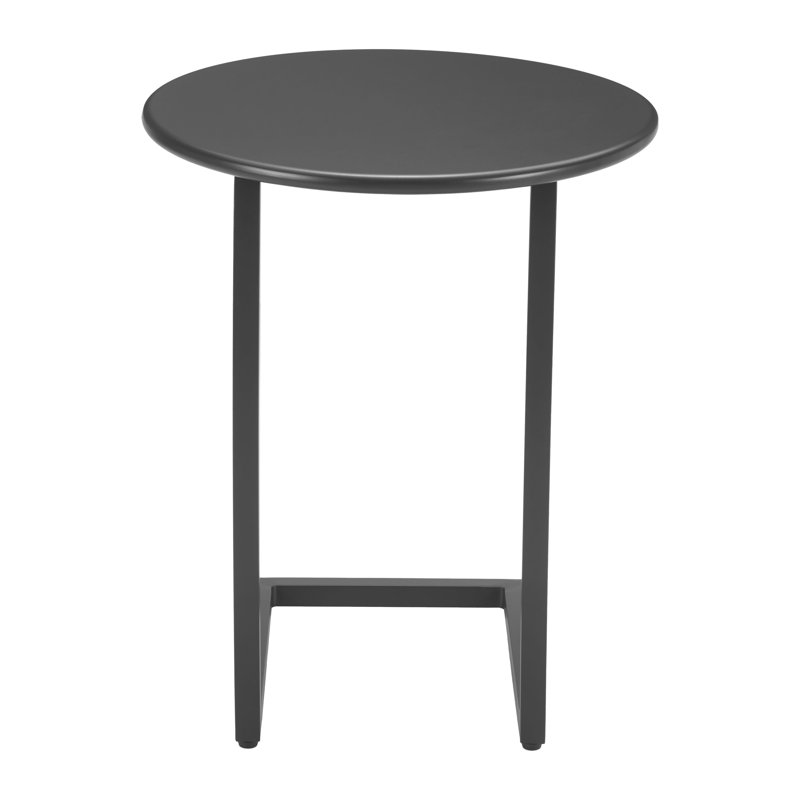 Noga End Table White, Black