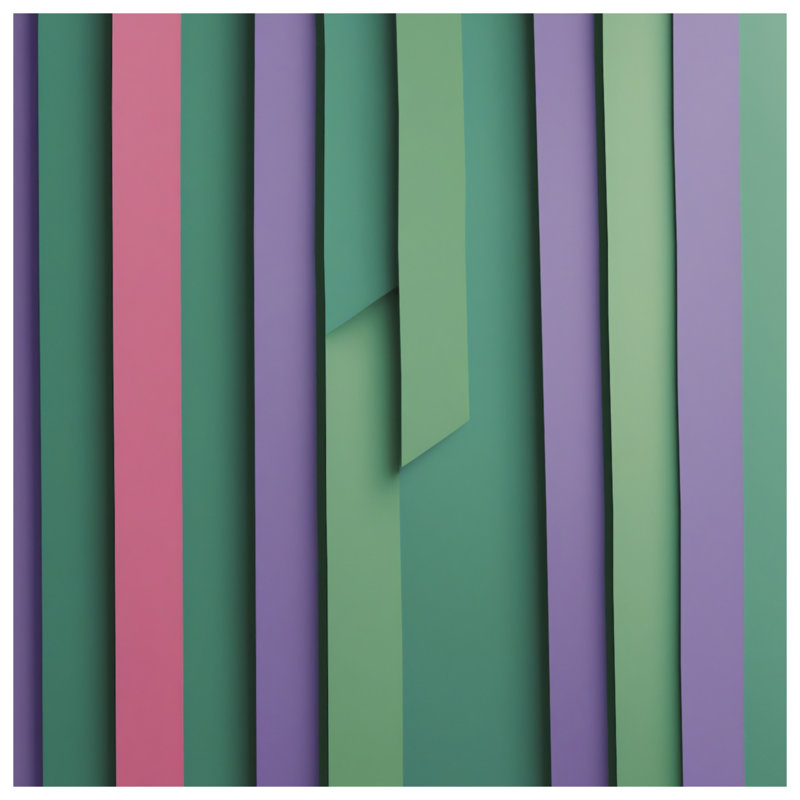 Coussins verticaux à rayures verticales et mauve, 16 po x 16 po