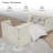 Anari Toddler Bed, Toddler Floor Bed Frame with Guard Rails, Kids Bed for Ages 2-6 Years, Small Bed, Standard Crib Mattress Toddler Beds-861792170