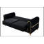 Causeuse convertible en tissu de velours Melody