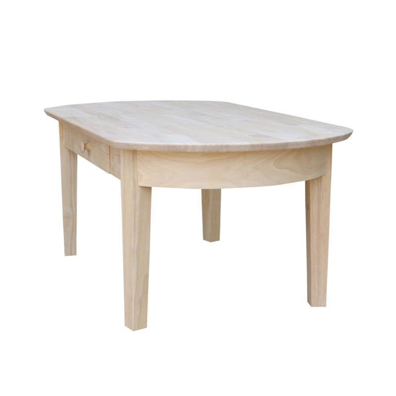 Table basse en bois non fini Philips